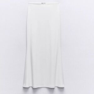 Zara White Maxi Skirt